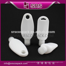 SRS Qualität PET-Flasche, weiße Farbe 50ml 60ml kosmetische Reise Plastikflasche für Körperwäsche